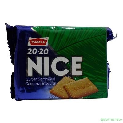 Parle 20-20 Nice Biscuits - Coconut, 75gm