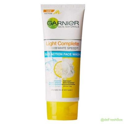 Garnier Naturals Light Duo Action Face Wash, 100gm