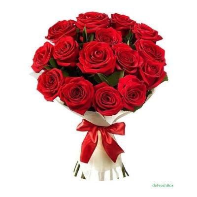 Red Roses Bouquet - 10 Roses
