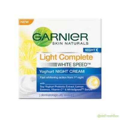 Garnier Complete Whitening Yoghurt Night Cream, 18gm