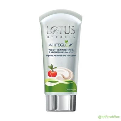 Lotus White Glow Yogurt Skin Whitening And Brightening Masque, 8