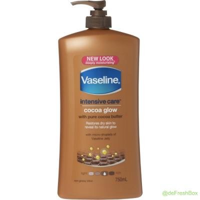 Vaseline Intensive Care Cocoa Glow Body Lotion, 400ml