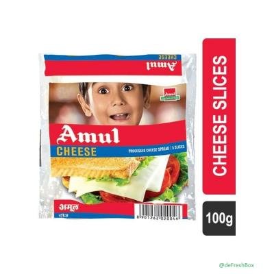 Amul Cheese Slice, 100gm