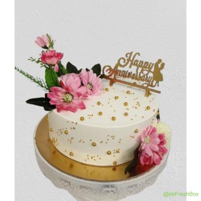 Anniversary Special Cake (Choose your flavour), 1Kg