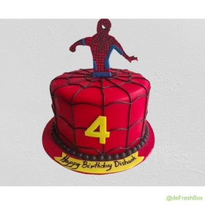 Spiderman Cake (Choose your flavour), 1kg
