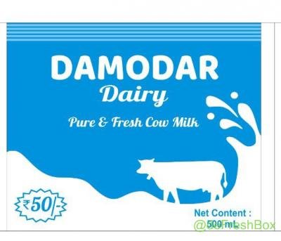 Fresh Milk (Damodar Dairy),500ml